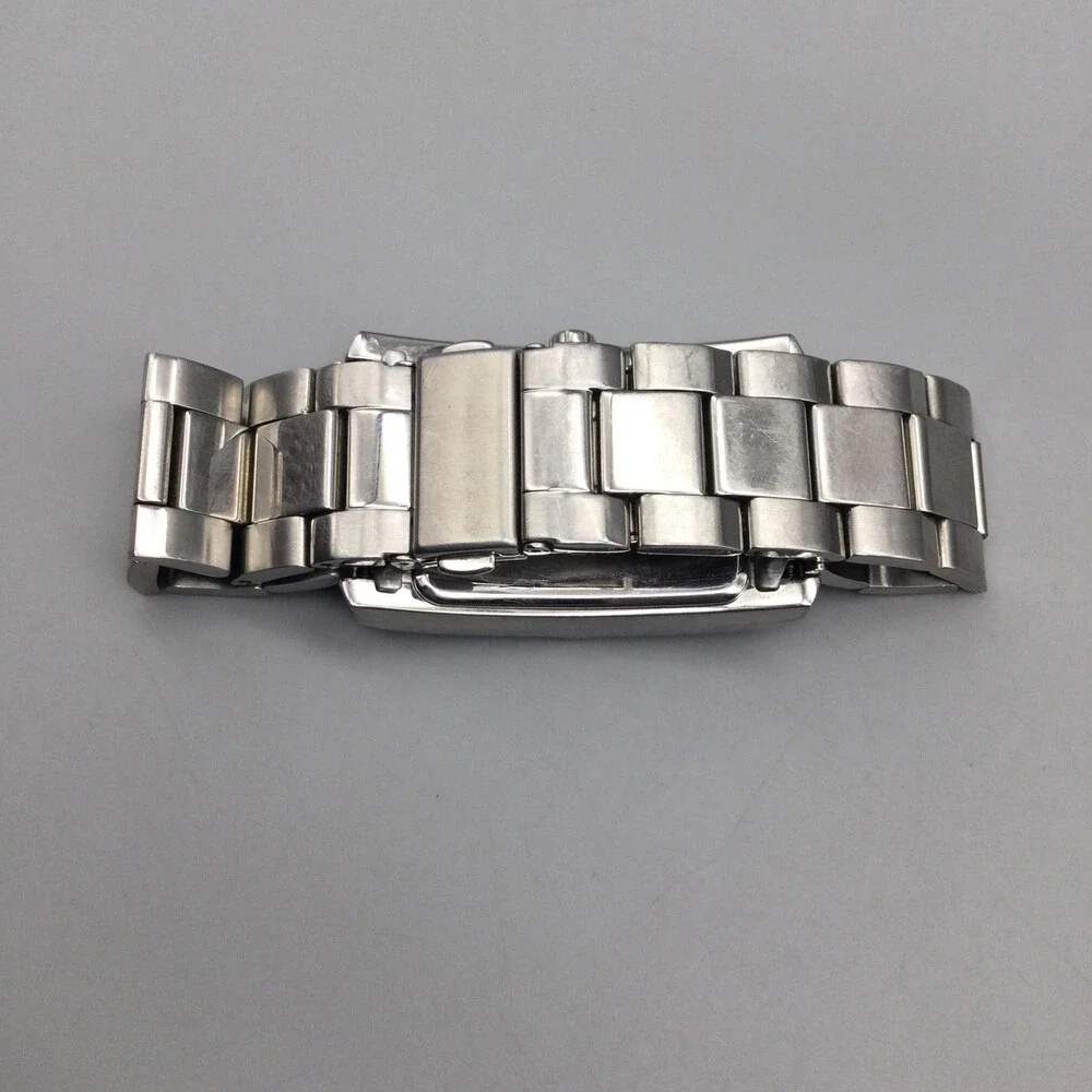 Kenneth Cole Reaction Mens Watch 30mm Gray Dial Stainless Date New Battery 7